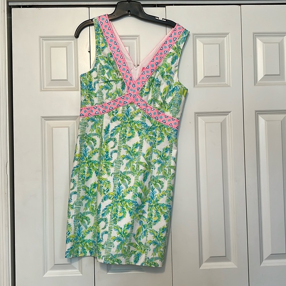 Palm Beach Tree Lilly Pulitzer Dress Sz 10 - Picture 2 of 4